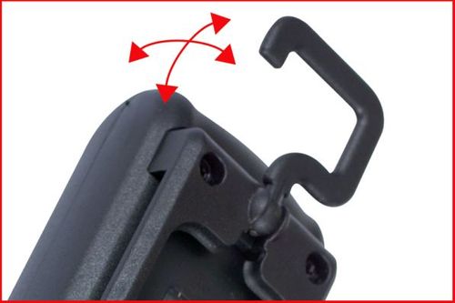 Produktbild für Mobile Werkstatt-Handlampe, knickbar, 3 Watt COB LED