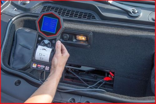 Produktbild für 12V / 24V Digital-Batterie- und Ladesystemtester mit integriertem Drucker