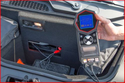 Produktbild für 12V / 24V Digital-Batterie- und Ladesystemtester mit integriertem Drucker