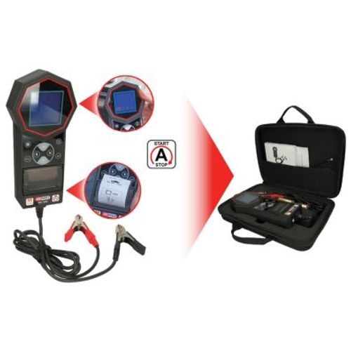 Produktbild für 12V / 24V Digital-Batterie- und Ladesystemtester mit integriertem Drucker