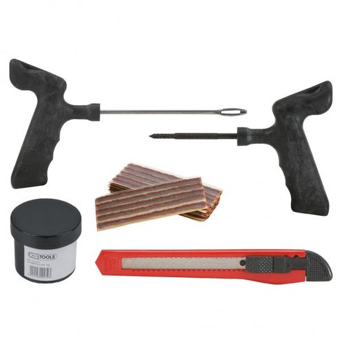 Produktbild für Reifenvulkanisier-Satz für KFZ, 5-tlg, 100 mm Fäden