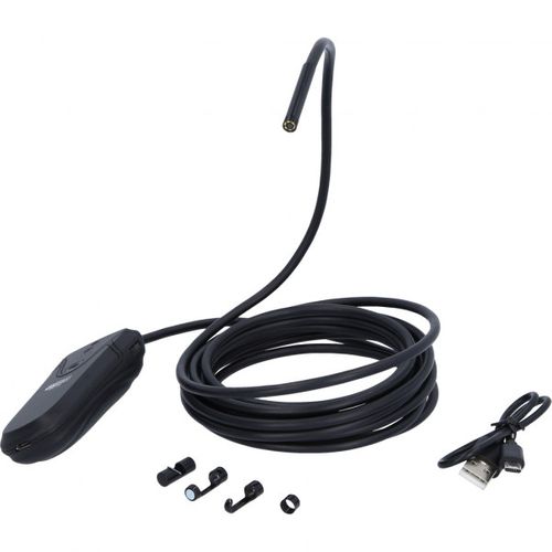 Produktbild für Wi-Fi-Videoskop-Satz mit Ø 5,5 mm 0° HD Frontkamera-Sonde, 5-tlg