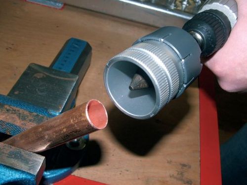 Produktbild für Adapter, Rohrentgrater