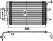 Kondensator, Klimaanlage VW NEW BEETLE