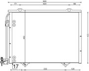Kondensator, Klimaanlage MERCEDES-BENZ CLK