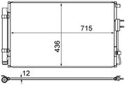 Kondensator, Klimaanlage HYUNDAI GRAND SANTA FÉ