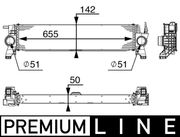 Ladeluftkühler BEHR HELLA SERVICE *** PREMIUM LINE *** MERCEDES-BENZ VITO