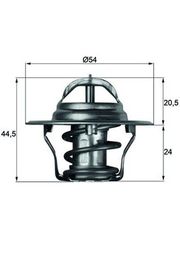 Thermostat, Kühlmittel NISSAN NOTE