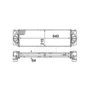 Ladeluftkühler BEHR HELLA SERVICE *** PREMIUM LINE *** MERCEDES-BENZ SPRINTER 2-t