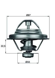 Thermostat, Kühlmittel VW KAEFER