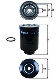 Kraftstofffilter TOYOTA LAND CRUISER PRADO