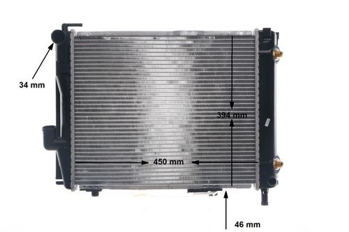 Produktbild für Kühler, Motorkühlung