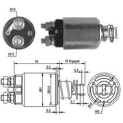 Magnetschalter, Starter RENAULT MASTER