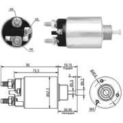 Magnetschalter, Starter PEUGEOT 206+