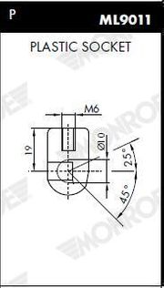Gasfeder, Koffer-/Laderaum OPEL CORSA