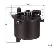 Kraftstofffilter PEUGEOT 4007