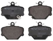 Bremsbelagsatz, Scheibenbremse MEYLE-ORIGINAL Quality SMART CITY-COUPE