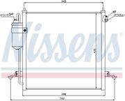 Kondensator, Klimaanlage MITSUBISHI L 200