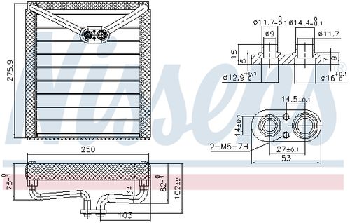 Produktbild für Verdampfer, Klimaanlage
