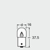 Produktbild für Glühlampe, Schlussleuchte