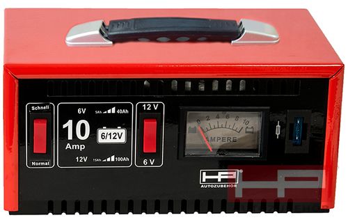 Produktbild für Batterieladegerät Batterie-Ladegerät 10 Amp - Stahlblechgehäuse