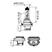 Glühlampe, Nebelscheinwerfer DAIHATSU TERIOS