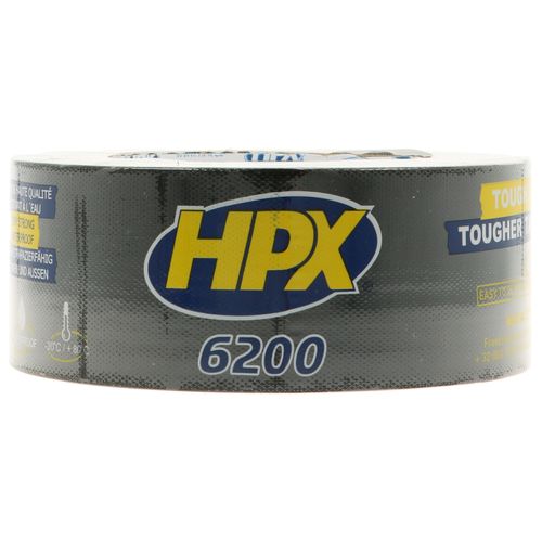 Produktbild für HPX 6200 Gewebeband schwarz (50mm x 25m)