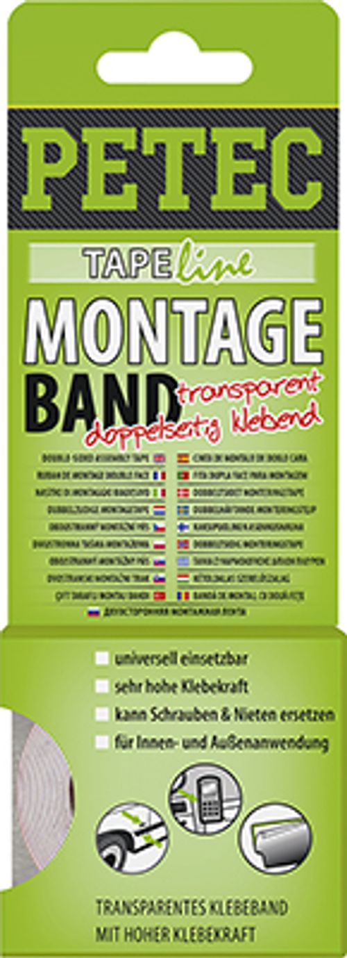 Produktbild für Power-Montageband transparent SB