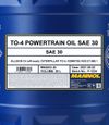 Produktbild für Mannol TO-4 Powertrain Oil SAE 30 [20L] 