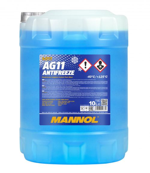Produktbild für Mannol Antifreeze AG11 (-40) Longterm [10L] 