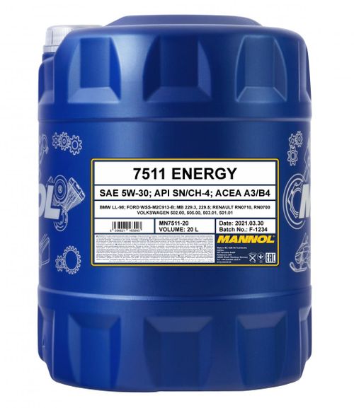 Produktbild für Mannol Energy 5W-30 [20L] 