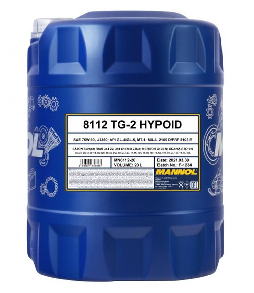 Produktbild für Mannol 8112 TG-2 Hypoid GL-4/5 [20L] 