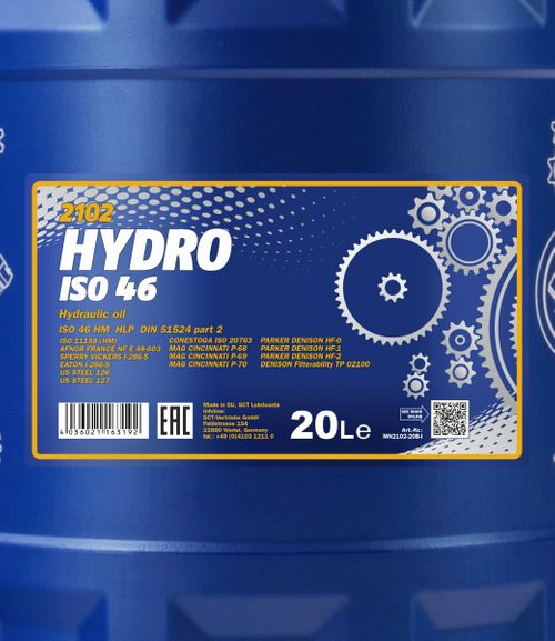 Produktbild für MANNOL Hydro ISO 46 LONGLIFE [20L] 