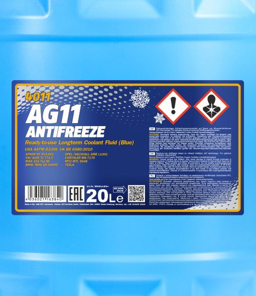 Produktbild für Mannol Antifreeze AG11 (-40) Longterm [20L] 