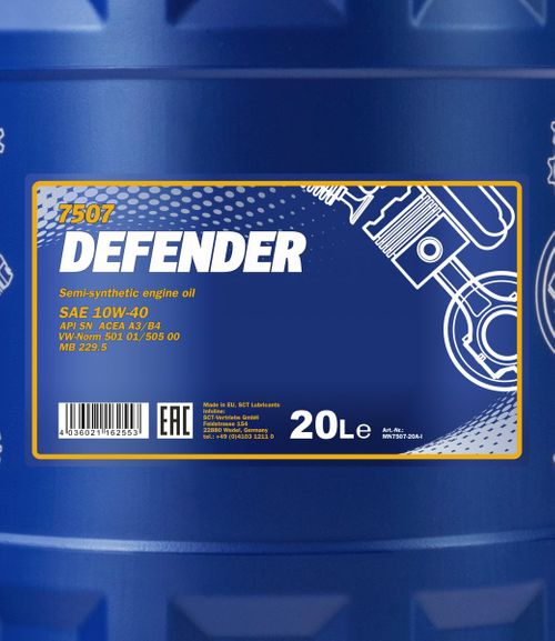 Produktbild für Mannol Defender 10W-40 [20L] 