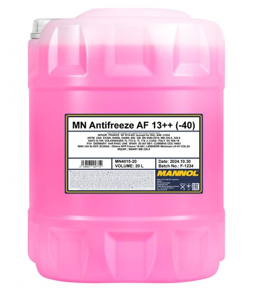 Produktbild für Mannol Antifreeze AF13++ (-40) [20L] 
