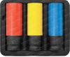 Produktbild für Radmutterneinsätze, 1/2', 17, 19, 21 mm, 3-teilig