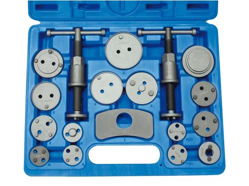 Produktbild für Bremskolbenrückdrehwerkzeug, 18-tlg.