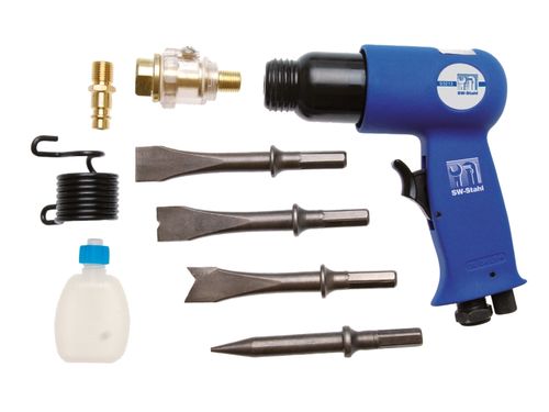 Produktbild für Druckluft-Meißelhammersatz, 6-tlg.