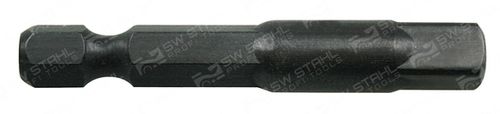 Produktbild für Adapter Steckschlüsseleinsatz, 1/4' Sechskant auf 1/4' Vierkant, 50 mm