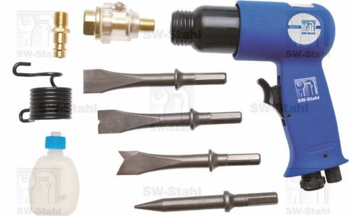 Produktbild für Druckluft-Meißelhammersatz, 6-tlg.