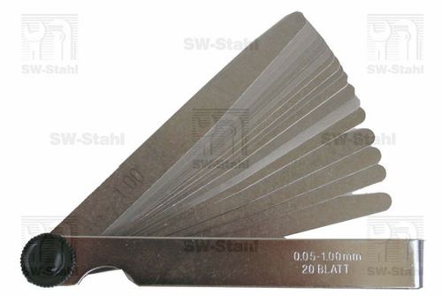 Produktbild für Fühlerblattlehren, 13 Blatt