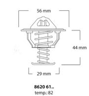 Thermostat, Kühlmittel MITSUBISHI SPACE WAGON