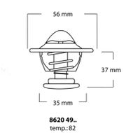 Thermostat, Kühlmittel FIAT FIORINO