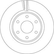 Bremsscheibe NISSAN NP300 NAVARA