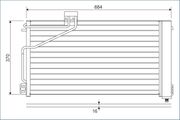 Kondensator, Klimaanlage MERCEDES-BENZ CLK