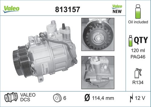 Produktbild für Kompressor, Klimaanlage NEW ORIGINAL PART