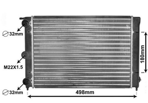 Produktbild für Kühler, Motorkühlung