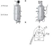 Ruß-/Partikelfilter, Abgasanlage CHEVROLET