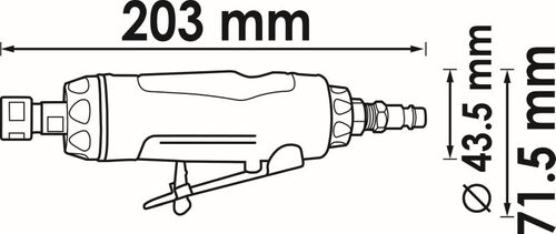 Produktbild für Stabschleifer (Druckluft) Stabschleifer